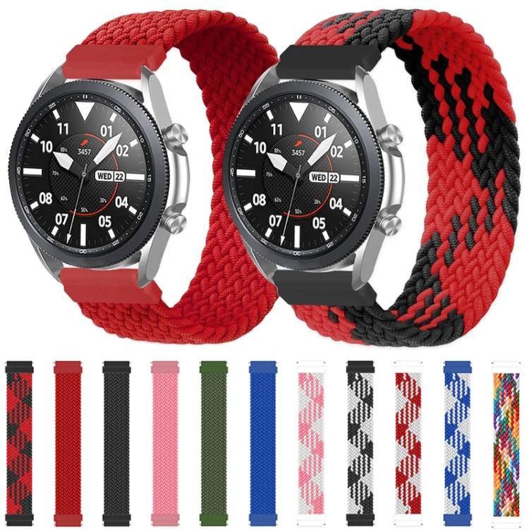 EDA001644903_B7.webp For Samsung Galaxy Watch 3 41mm Adjustable Nylon Braided Elasticity Replacement Strap Watchband - Image 8