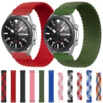 For Samsung Galaxy Watch 3 45mm Adjustable Nylon Braided Elasticity Replacement Strap Watchband - Image 8