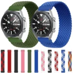 For Samsung Galaxy Watch 3 45mm Adjustable Nylon Braided Elasticity Replacement Strap Watchband - Image 8