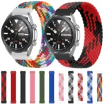 For Samsung Galaxy Watch Active / Active2 40mm / Active2 44mm Adjustable Nylon Braided Elasticity Replacement Strap Watchband - Image 8