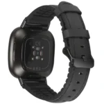 Leather + Silicone Replacement Strap Watchband - Image 6