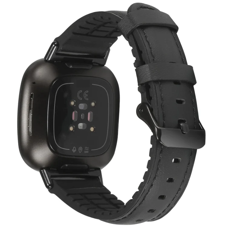 EDA001648901A_1.webp Leather + Silicone Replacement Strap Watchband - Image 6