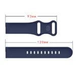 Butterfly Buckle Silicone Replacement Strap Watchband - Image 6