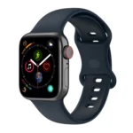 Silicone Watchbands For Apple Watch Series, 7 45mm / 6 & SE & 5 & 4 44mm / 3 & 2 & 1 42mm, Size: Small Code