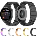 For Huawei Watch 3 / 3 Pro 22mm Three-beads Steel Replacement Strap Watchband - Image 5