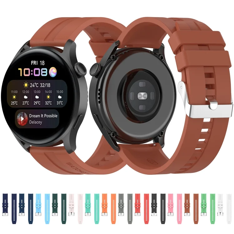 EDA001712501_B3.webp For Huawei Watch 3 / 3 Pro Silicone Replacement Strap Watchband - Image 4