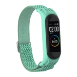 For Xiami Mi Band 6 / 5 / 4 / 3 Wavy Texture 8-shaped Buckle Replacement Strap Watchband