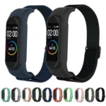 For Xiami Mi Band 6 / 5 / 4 / 3 Wavy Texture 8-shaped Buckle Replacement Strap Watchband - Image 2