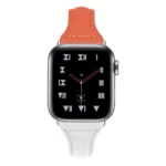 Three-color T-shape Leather Watch Band For Apple Watch Series 8&7 41mm / SE 2&6&SE&5&4 40mm / 3&2&1 38mm - Image 3