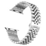 Five Beads Stainless Steel Replacement Watchbands For Apple Watch Series, 7 41mm / 6 & SE & 5 & 4 40mm / 3 & 2 & 1 38mm - Image 3