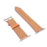 Strip Texture Leather Replacement Watchbands For Apple Watch Series, 7 45mm / 6 & SE & 5 & 4 44mm / 3 & 2 & 1 42mm, 7 41mm / 6 & SE & 5 & 4 40mm / 3 & 2 & 1 38mm - Image 4