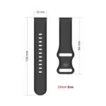 For Huawei Watch 3 Internal Buckle Perforation Silicone Replacement Watchband - Image 8