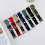 Nylon Replacement Strap Watchband, For Apple Watch Series 7 41mm / & 6 & SE & 5 & 4 40mm, For Apple Watch Series 7 45mm / & 6 & SE & 5 & 4 44mm - Image 6