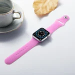 Discoloration in Sun Silicone Replacement Watchband For Apple Watch Series, 7 45mm / 6 & SE & 5 & 4 44mm / 3 & 2 & 1 42mm, 7 41mm / 6 & SE & 5 & 4 40mm / 3 & 2 & 1 38mm - Image 5