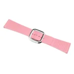 Modern Style Silicone Replacement Strap Watchband For Apple Watch Series 6 & SE & 5 & 4 40mm / 3 & 2 & 1 38mm, Silver Buckle - Image 5