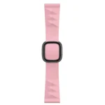 Modern Style Silicone Replacement Strap Watchband For Apple Watch Series 6 & SE & 5 & 4 44mm / 3 & 2 & 1 42mm, Black Buckle, Rose Gold Buckle, Silver Buckle