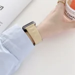 Modern Style Silicone Replacement Strap Watchband For Apple Watch Series 6 & SE & 5 & 4 44mm / 3 & 2 & 1 42mm, Black Buckle, Rose Gold Buckle, Silver Buckle - Image 3