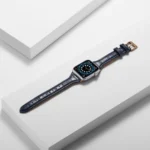 Crocodile Texture Leather Replacement Strap Watchband, For Apple Watch Series 7  41mm / & 6 & SE & 5 & 4 40mm, For Apple Watch Series  7  45mm / & 6 & SE & 5 & 4 44mm - Image 6