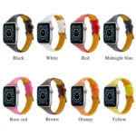 Crocodile Texture Leather Replacement Strap Watchband, For Apple Watch Series 7  41mm / & 6 & SE & 5 & 4 40mm, For Apple Watch Series  7  45mm / & 6 & SE & 5 & 4 44mm - Image 2
