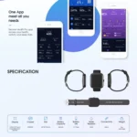 CS253 1.57 inch TFT Touch Screen 5ATM Waterproof Smart Watch, Support Sleep Monitoring / Heart Rate Monitoring / Sport Mode / Incoming Call & Information Reminder - Image 8