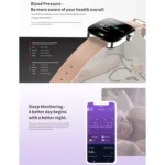 H1 1.3 inch TFT Screen IP68 Waterproof Smart Watch, Support Sleep Monitoring / Heart Rate Monitoring / ECG Electrocardiogram / Vascular Management / Body Temperature Monitoring - Image 5