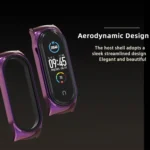 For Mi Band 6 / 5 / 4 / 3 Metal CS Bamboo Joint Stainless Steel Replacement Watchband - Image 6