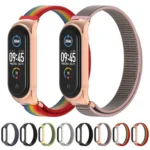 For Xiaomi Mi Band 6 / 5 / 4 / 3 CS Lightweight Breathable Nylon Replacement Watchband - Image 3