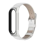For Xiaomi Mi Band 6 / 5 / 4 / 3 CS First Layer Cowhide Replacement Watchband