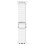 Japanese Word Buckle Silicone Replacement Watchband For Apple Watch Series, 7 41mm / 6 & SE & 5 & 4 40mm / 3 & 2 & 1 38mm