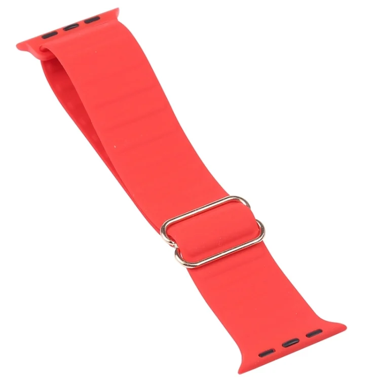EDA001780302_B2.webp Japanese Word Buckle Silicone Replacement Watchband For Apple Watch Series, 7 41mm / 6 & SE & 5 & 4 40mm / 3 & 2 & 1 38mm - Image 3