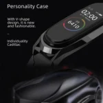 For Xiaomi Mi Band 6 / 5 / 4 / 3 GT Metal Stainless Steel V Type Replacement Watchband - Image 3