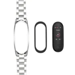 For Xiaomi Mi Band 6 / 5 / 4 / 3 Mijobs Three Beads Metal GT Stainless Steel Replacement Watchband - Image 5