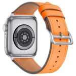 Small Waist Leather Replacement Strap Watchband, For Apple Watch Series 7  41mm / & 6 & SE & 5 & 4 40mm, For Apple Watch Series  7  45mm / & 6 & SE & 5 & 4 44mm - Image 5