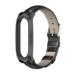 For Xiaomi Mi Band 6 / 5 / 4 / 3 Mijobs GT First Layer Cowhide Replacement Watchband