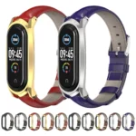 For Xiaomi Mi Band 6 / 5 / 4 / 3 Mijobs GT First Layer Cowhide Replacement Watchband - Image 6