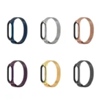For Xiaomi Mi Band 6 / 5 / 4 / 3 Mijobs Milan Magnetic Plus Stainless Steel Replacement Watchband - Image 2