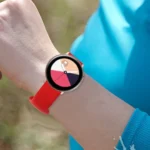 For Xiaomi Haylou RT RS3 LS04 / LS05S Universal Inner Back Buckle Perforation Silicone Replacement Strap Watchband - Image 3