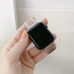 Small Waist Steel Replacement Strap Watchband, For Apple Watch Series 7  41mm / & 6 & SE & 5 & 4 40mm, For Apple Watch Series  7  45mm / & 6 & SE & 5 & 4 44mm - Image 6