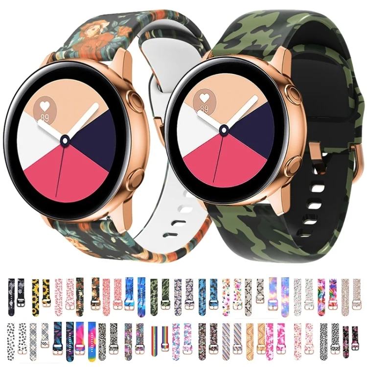 EDA001822902_B2.webp Silicone Printing Replacement Strap Watchband - Image 3