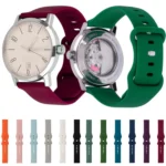 8-buckle Silicone Replacement Strap Watchband - Image 2