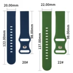 8-buckle Silicone Replacement Strap Watchband - Image 3