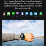 Q70C 1.28 inch TFT Touch Screen Bluetooth 5.0 IP67 Waterproof Smart Watch, Support Sleep Monitoring/Heart Rate Monitoring/Call Reminder/Multi-sports Mode - Image 5