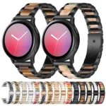 Three-beads Steel + Resin Replacement Strap Watchband - Image 2