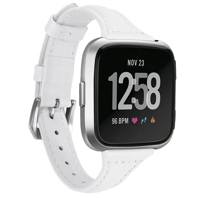 EDA00185701E_1.webp For Fitbit Versa 2 Smart Watch Genuine Leather Wrist Strap Watchband, Shrink Version - Image 3