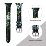 For Fitbit Versa 2 Smart Watch Genuine Leather Wrist Strap Watchband, Shrink Version - Image 4