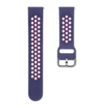 For Galaxy Watch 46 / S3 / Huawei Watch GT 1 / 2 22mm Smart Watch Silicone Double Color Wrist Strap Watchband - Image 4
