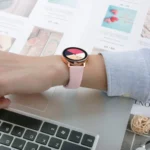For Galaxy Watch Active 2 Smart Watch Solid Color Silicone Wrist Strap Watchband - Image 7