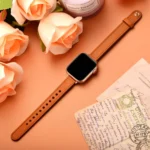 14mm Couple Style Leather Replacement Strap Watchband For Apple Watch Series, 7 41mm / 6 & SE & 5 & 4 40mm / 3 & 2 & 1 38mm, 7 45mm / 6 & SE & 5 & 4 44mm / 3 & 2 & 1 42mm - Image 7