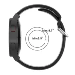 Two-color Silicone Replacement Strap Watchband - Image 2