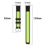 Two-color Silicone Replacement Strap Watchband - Image 2